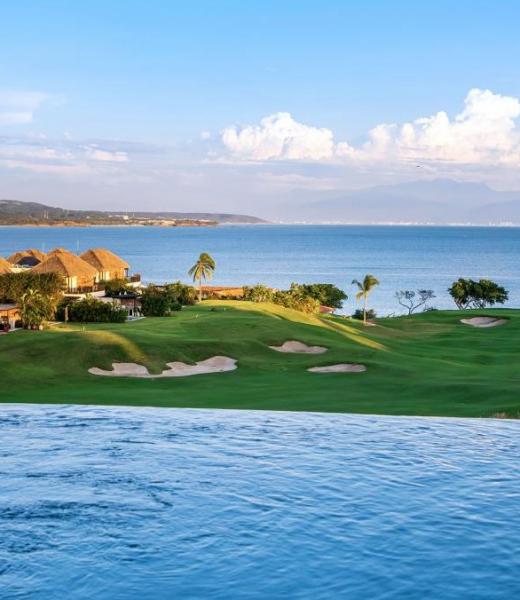 Penthouse Prima Vista is an extraordinary Punta Mita vacation rental at Tau. From Prima Vista, guests can view the mesmerizing dance of waves on one side and beautifully manicured fairways on the other. Prima Vista has a premium location on the top floor with spectacular views that go from the Bay of Banderas and the Marietas Islands to the...
