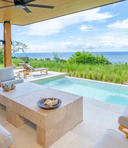 Cielo Azul is an elegant 4-bedroom oceanview Punta Mita villa, located in the exquisite Iyari community.  This luxurious villa blends comfort, luxury, and the natural beauty of Punta Mita.  While endulging in the plunge pool or relaxing on sun loungers, enjoy the serenity of hummingbirds, white butterflies and green parrots as you take in...