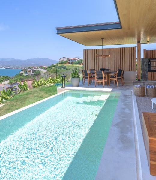 Within the Iyari development, Casa Patron is a newly built, 5 bedroom, 5.5 bath Punta Mita vacation villa that was crafted for those that demand nothing but the best. This stunning Punta Mita resort villa exemplifies modern architectural brilliance, serving as a sanctuary with amazing ocean views visible from every angle. The design thoughtfully...