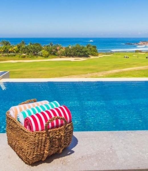 Condo Ara is a three-bedroom Punta Mita vacation rental accommodating up to eight guests. Condo Ara is located next to the 18th hole of the Jack Nicklaus Signature Bahia Golf Course at Las Marietas Punta Mita. Guests can enjoy an outdoor shower, an extensive private terrace equipped with a plunge pool, and a living and dining room. Condo Ara...