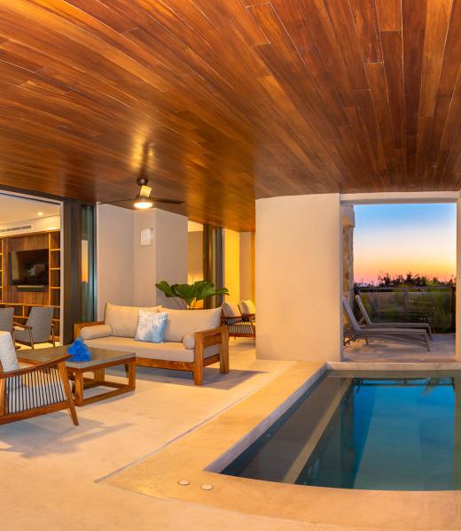 Condo Puesta del Sol is a beautiful three-bedroom and three-and-a-half-bath Punta Mita vacation rental. This stunning condo is located in Las Marietas in the Punta Mita resort. Two of the bedroom suites include a king-sized bed and ensuite bathroom, and the third suite includes two queen-sized beds and an ensuite bathroom. Condo Puesta del Sol is...