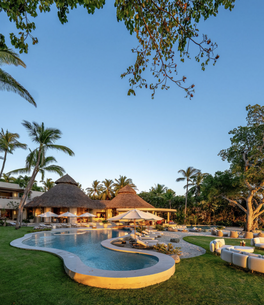 Welcome to Casa Bella where every imaginable luxury is abundant. This one of a kind home is set on the private penninsula of Punta Mita within the exclusive Ranchos Estates. The property is surrounded by lush gardens and tropical landscaping with palapas scattered throughout. Casa Bella is fully staffed to cater to guests while they relax by the...